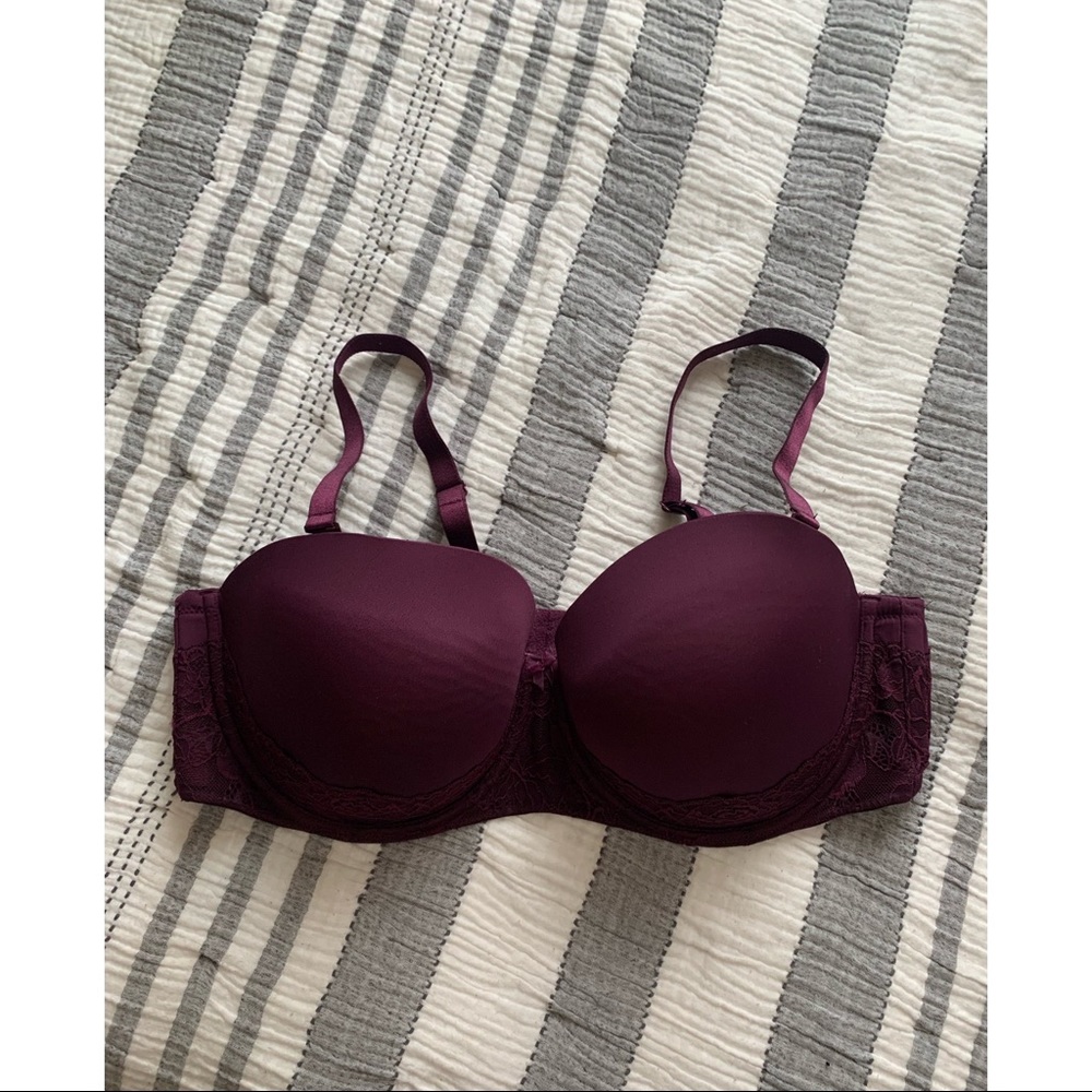 Torrid Purple Multi-Way Strapless Push Up Bra 42DDD